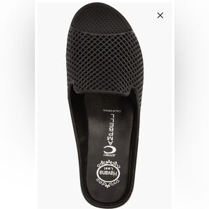 Jeffrey Campbell Black fling 2 Platform Wedge Slide Sandals 90s Y2K Women's Sz 9